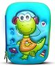 Planet of Toys Crocodile Print Pencil Pouch with Large Storage Capacity, Durable Zipper and Organizing Stationery  Ideal for Kids and Adults