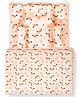 LY'L-SUN Baby Bedding Set, Baby Mattress, 2 Bolsters, 1 Pillow & Comforter (5-Pieces), Happy Crab