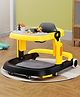 StarAndDaisy Baby Walker with Anti Fall Brake Pads with 3 Speed Height Adjustment, Multi-Level Seat, Recreational Music Toy Bar, Easy to Store -Yellow