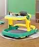 StarAndDaisy Baby Walker with Anti Fall Brake Pads  with 3 Speed Height Adjustment, Multi-Level Seat, Recreational Music Toy Bar, Easy to Store -Green