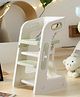 StarAndDaisy High Chair for Baby Study Chair with Adjustable Height, Safety Belt & Light Weight -White