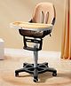 StarAndDaisy Little Nest Baby High Chair for 6 Months to 3 Years Girls & Boys, Height Adjustable, Detachable Tray, One-Hand Adjustable - Peach