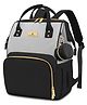 StarAndDaisyMothers/Mom with Compartments, Insulated Bottle Pockets, Waterproof, 30L - Black Grey