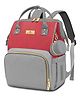 StarAndDaisy Mothers/Mom with Multi Compartments, Insulated Bottle Pockets, Waterproof, 30L capacity - Grey Pink