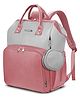 StarAndDaisy Diaper Bag for Mothers with Multi Compartments, Insulated Bottle Pockets, Waterproof, Ultra Vegan Leather, 30L capacity - Pink
