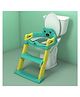 StarAndDaisy Potty Seat for Kids 1-3 Years Toilet Seat for Kids with Adjustable Height & Removable Soft Cushion, Fits All Western Toilets seat, Sea Green