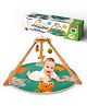 Giggles Wooden Wonderland Play Gym with Animal Print & Toys - Multicolor