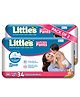 Little's Cotton Soft Baby Diaper Pants with Leakage Guard Pack of 2 Size M - 68 Diapers