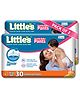 Little's Cotton Soft Baby Diaper Pants with Leakage Guard Pack of 2 Size L - 60 Diapers