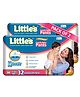 Little's Cotton Soft Baby Diaper Pants with Leakage Guard Wetness Indicator Medium Pack of 2 - 64 Pieces