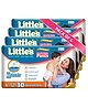 Little's Cotton Soft Baby Diaper Pants with Leakage Guard Wetness Indicator Large Pack of 4 - 120 Pieces