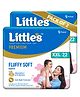 Little's Premium Baby Diapers XXL Size | Pants Style | 15-25 kg | 44 Count | FluffySoft Baby Diaper with Leakage Guard, Wetness Indicator & 12 Hours Absorption | (22 Count, Pack of 2)