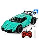 Fiddlerz Remote Control Car for Kids with LED Light Mist Spray Controller High Speed Racing Car 1:12 Scale Full Function Forward Reverse Turn RC Car for Boys and Girls Age 4+ (Green)