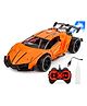 Fiddlerz Remote Control Car for Kids with LED Light Mist Spray Controller High Speed Racing Car 1:12 Scale Full Function Forward Reverse Turn RC Car for Boys and Girls Age 4+ (Orange)