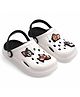 Svaar Warner Bros Featuring Tom & Jerry Jibbitz Applique Detailed Perforated Clogs - Black