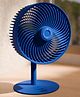 House Goods Flow Rechargeable Cordless Table Fan With Led Light & Remote Control, Wave