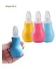 Baby Miniature Baby Nasal Nose Aspirator Suction Cleaning Tool Mucus Congestion Relief Teether Manual Nasal Aspirator-Pack of 1-multi Color