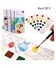 Baby Miniature Pocket Watercolor Painting Book with Brush for Kids - Colour may vary
