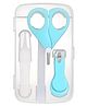 Baby Miniature 4pcs Baby Healthcare Kits Baby Nail Care Set Infant Finger Trimmer Scissors Nail Storage Box for Travel Baby Care Kit-Pack of 1- Color May Vary