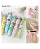 Baby Miniature Flower Design Tube Shape Bottle Paper Soap Clean Soft Bath For Travel Travel accessories Dissolvable Soap Sheets for Hand Wash Paper Soap for kids-Pack Of 4-multicolour