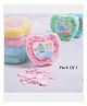 Baby Miniature Apple Shape Case Handmade Paper Soap Wash Strips For Travel Pack of 1 - Color May Vary