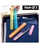 Baby Miniature Travel Toothbrush Case Colour May Vary Pack Of 3