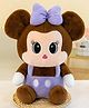 Little Hunk Cute Plush Doll with Big Bow for Kids | Soft Stuffed Toy for Girls | Cartoon Character Doll for Toddlers & Babies (Brown & Blue) 30 cm