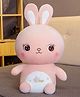 Little Hunk Cute Pink Bunny Plush Toy  Soft Stuffed Animal Doll for Girls, Kawaii Rabbit Plushie Gift for Kids, Baby Room Decor & Bedtime Cuddle Toy - Height 25 cm