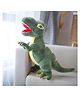 Little Hunk Dinosaur Plush Toy, Height 40 cm T-Rex Stuffed Animal, Green and Yellow, Soft Cuddly Material