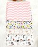 SOVANA Muslin Cotton Baby Swaddles- Set of 5 Pink