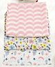 SOVANA Muslin Cotton Baby Swaddles- Set of 3 Pink
