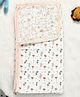 SOVANA 6 Layer Muslin Reversible Blanket- Ferns & Roses