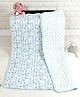 SOVANA Quilted Muslin Reversible Blanket- Dinoland