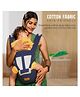 MOMISY Baby Carrier with Hip Seat  6 Carrying Styles, Cushioned Support & Adjustable Straps (Blue)
