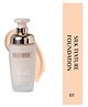 Glam21 Silk Foundation Oil-free Formula|Balance Skin pH Level|SPF35 UV Protection | All Skin Type| 50gm |Shade-01