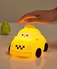SANJARY New Taxi Night Light Timing Rechargeable Squishy Car Silicone Lamp Touch Sensor Bedside Sleeping Lights color design may vary