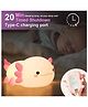 SANJARY Cute Squishy Night Light lamp for Kids & Toddlers, Portable & Rechargeable Table LED Lamp color design may vary