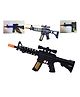 Sanjary Light and Sound Army Style Machine Gun Toy with Vibration for kids color design may vary