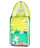 Fisher Price By NB 3 in 1 Baby Carry Nest Jungle Safari Drive with Giraffe & Lion - Sunny Pastel Yellow
