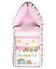 Fisher Price By NB 3 in 1 Baby Carry Nest Car Parade and Rainbow Print - Soft Pastel Pink