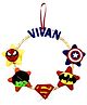 Li'll Pumpkins glittery Super Hero Baby girl Name hoop