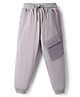 Pine Kids Knit Full Length Solid Color Lounge Pants  - Grey