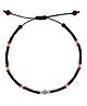 Darshraj Jewels 925 Sterling Silver Handmade Thread Anklet Chandi Ki Payal Adjustable Anklet with Silver Flower Beads & Beads (Poth) - Silver