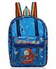 Echo Boomers Blue Jelly Backpack  Lightweight, Durable & Stylish with Space Walk Print - Height 13 Inches
