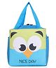 Echo Boomers Sky Blue Lunch Bag for Kids  Stylish, Lightweight & Durable with Green Bird Print