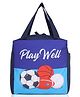 Echo Boomers Play Well Football Print Navy Lunch Bag Stylish, Durable & Lightweight