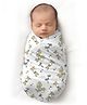 Carerio's Baby Wrapper Ultra-Soft, Breathable & Stretchy Baby Wrap for Newborns & Infants - Jungle Parade Design Printed