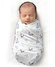 Carerio's Baby Wrapper Ultra-Soft, Breathable & Stretchy Baby Wrap for Newborns & Infants - Wodland Wonders Design Printed