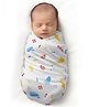 Carerio's Baby Wrapper Ultra-Soft, Breathable & Stretchy Baby Wrap for Newborns & Infants - Ocean Adventures Design Printed