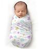 Carerio's Baby Wrapper Ultra-Soft, Breathable & Stretchy Baby Wrap for Newborns & Infants - Happy Hues Design Printed